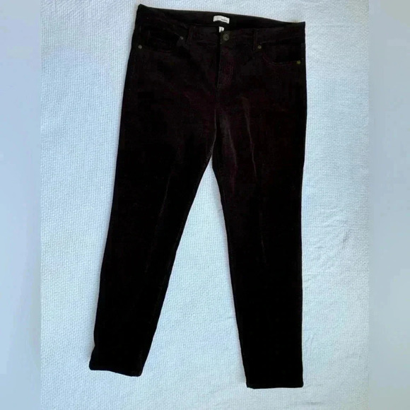 edyson Pants - Edyson Jeans Cords Women’s 32 Short Chocolate Brown Skinny Stretch
